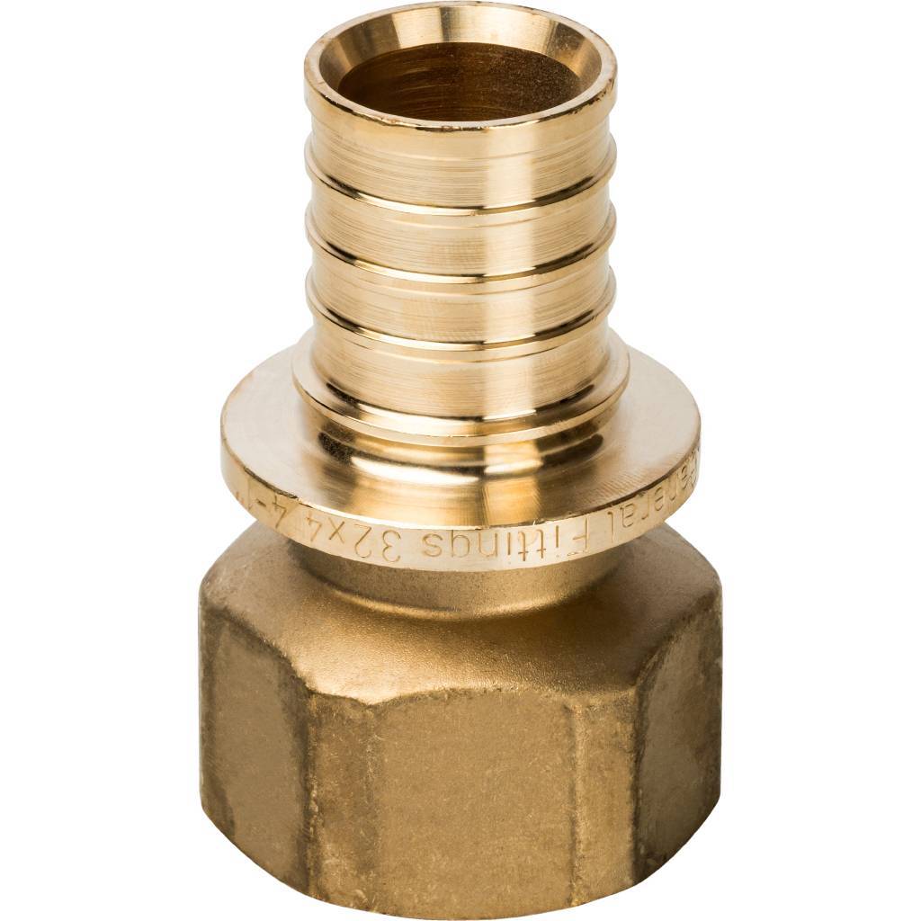 SFA-0002-003210 STOUT Переходник с внутренней резьбой 32xG 1" для труб из сшитого полиэтилена аксиальный