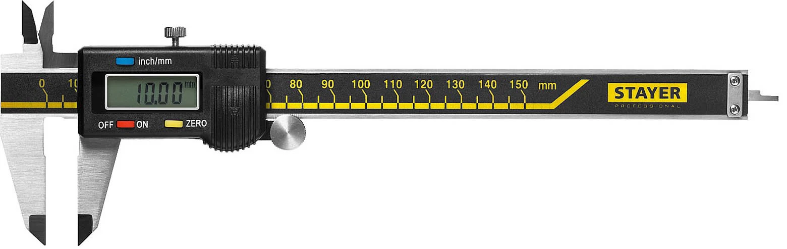 STAYER 150 мм, штангенциркуль электронный 34410-150