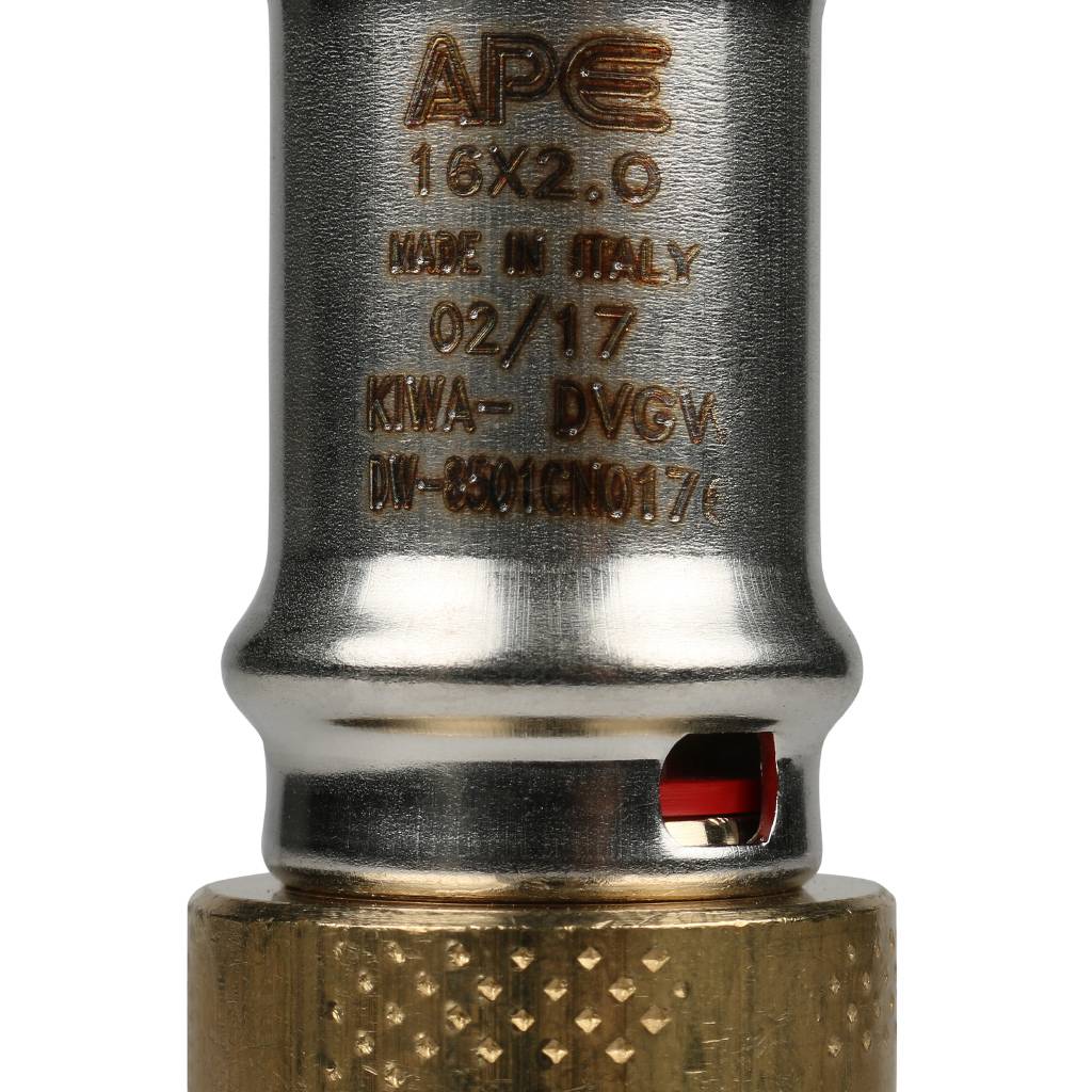 SFP-0004-002016 STOUT Муфта соединительная переходная 20х16 для металлопластиковых труб прессовой