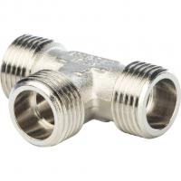 SFT-0018-343434 STOUT Тройник НН никелированный 3/4X3/4X3/4