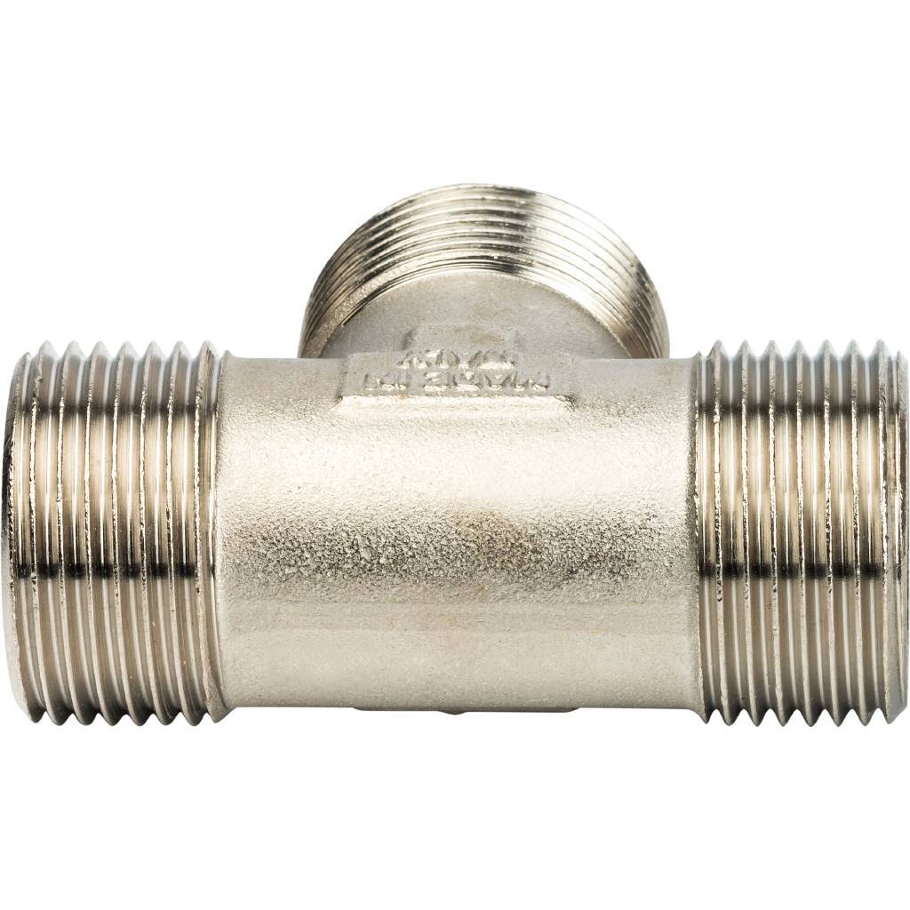 SFT-0018-000111 STOUT Тройник НН никелированный 1"X1"X1"