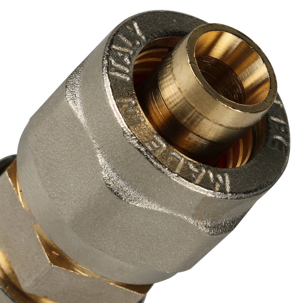 SFS-0005-000016 STOUT Муфта соединительная 16х16 для металлопластиковых труб винтовой