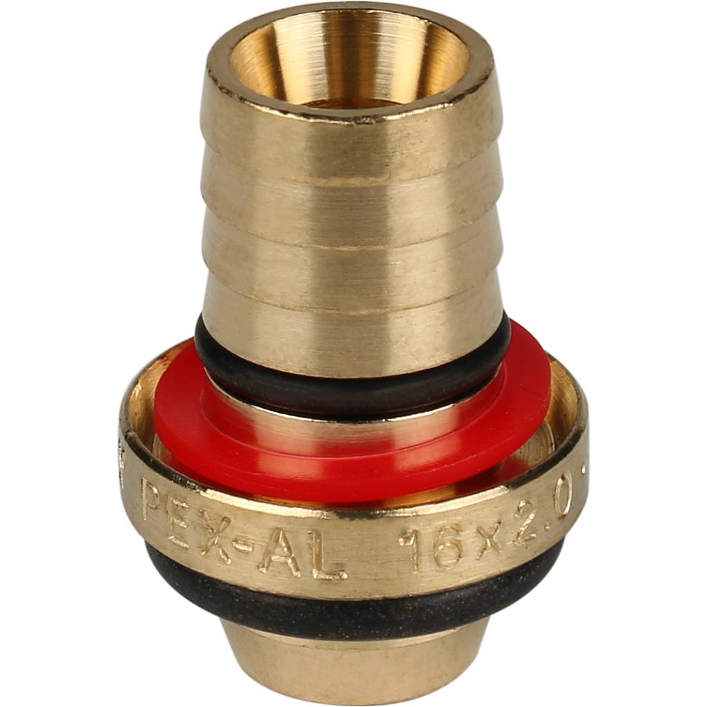 SFS-0006-001216 STOUT Угольник-переходник с наружной резьбой 1/2"х16 для металлопластиковых труб винтовой