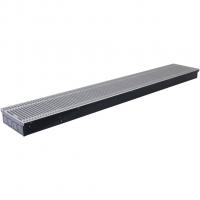 SCQ-1100-0724150 STOUT Конвектор внутрипольный SCQ 75.240.1500 (Решётка роликовая, анодированный алюминий)