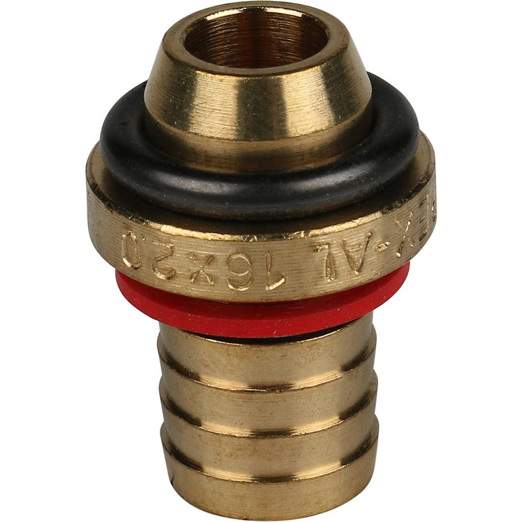 SFS-0014-001216 STOUT Тройник настенный с креплением для металлопластиковых труб винтовой