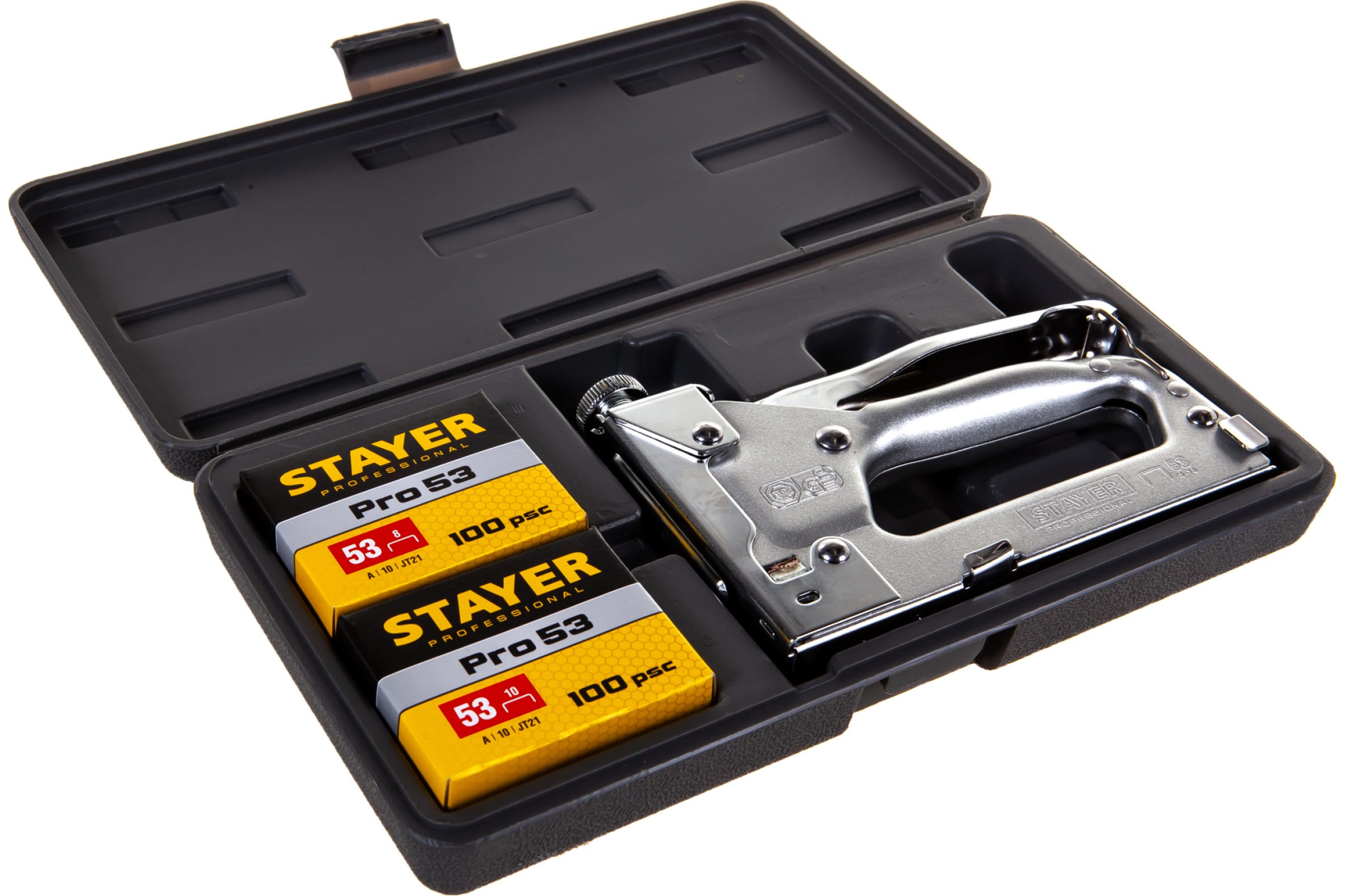 STAYER скобы 53, набор, степлер в кейсе Pro 53 3150-H4_z01