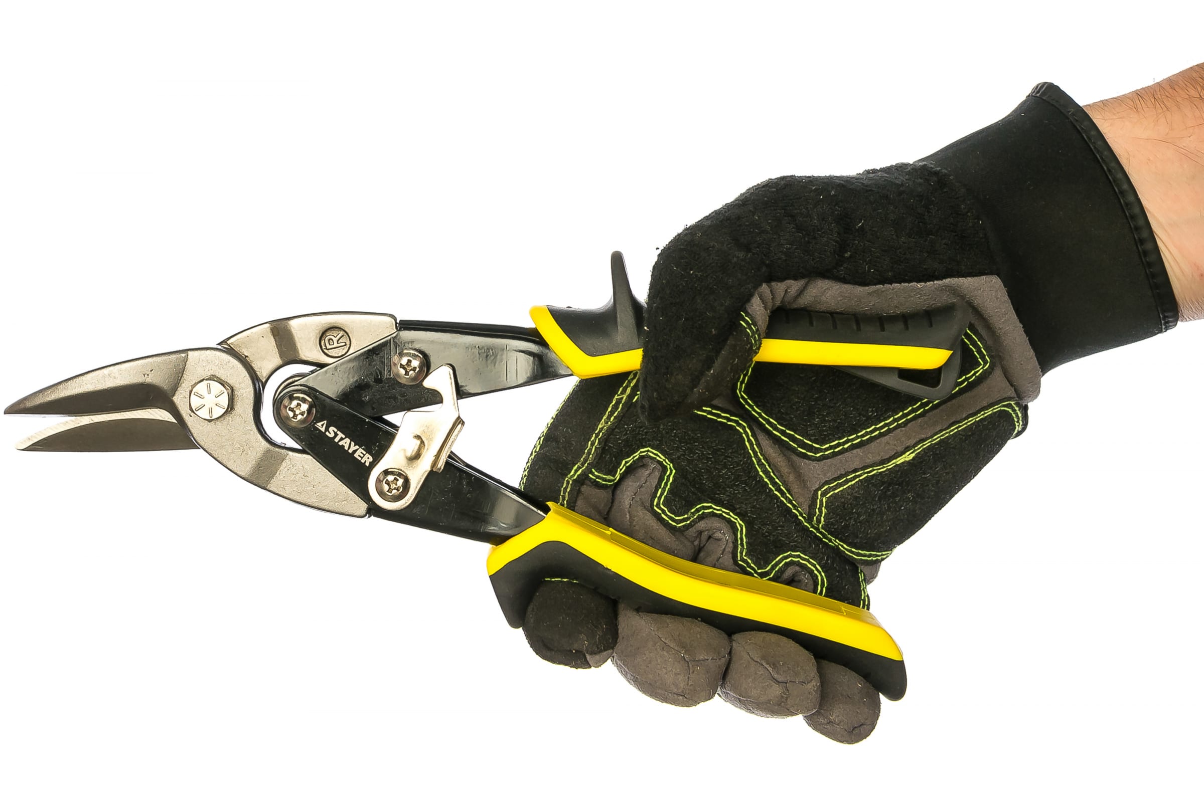 STAYER 250 мм, Cr-Mo, ножницы по металлу правые MAX-Cut 23055-R