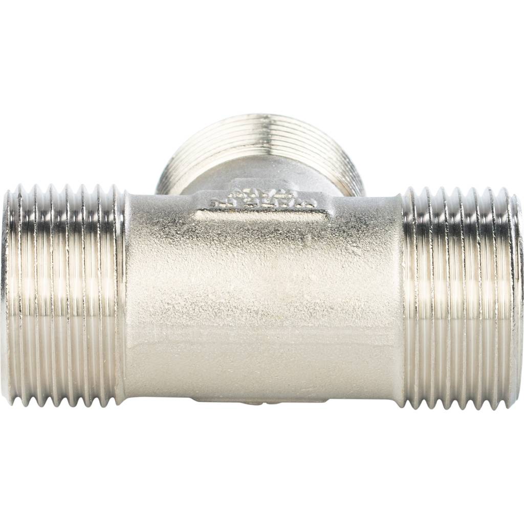 SFT-0018-121212 STOUT Тройник НН никелированный 1/2X1/2X1/2