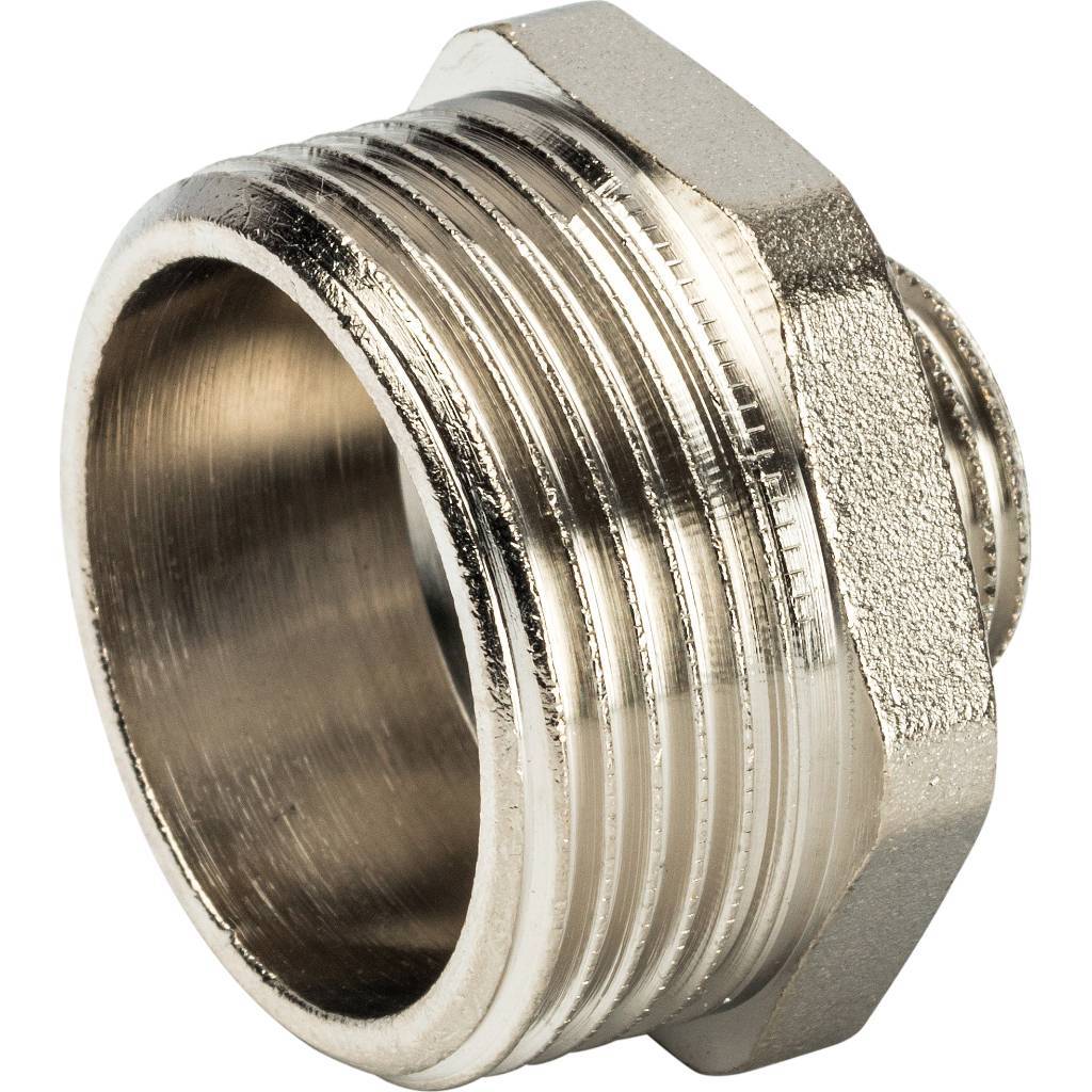 SFT-0004-011412 STOUT Ниппель НН переходной никелированный 1"1/4X1/2"