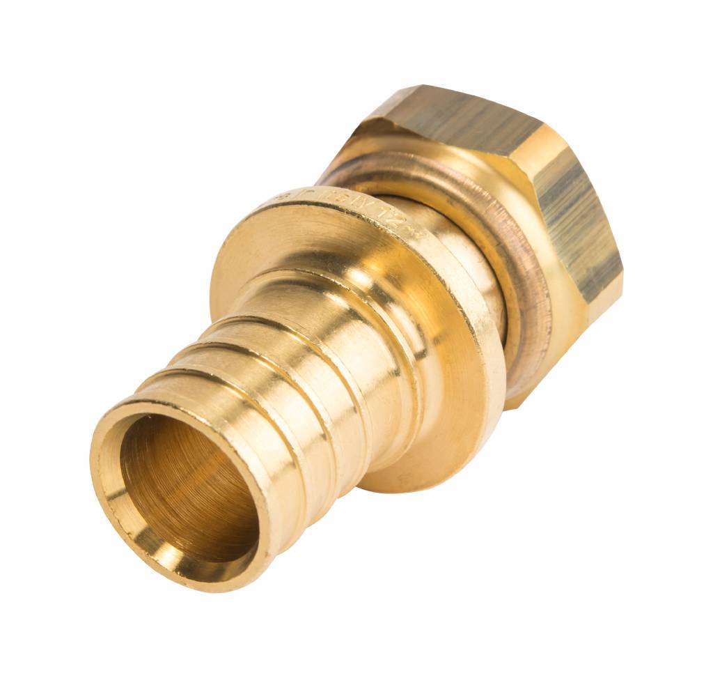 SFA-0019-001634 STOUT Переходник с накидной гайкой 16xG 3/4" для труб из сшитого полиэтилена аксиальный