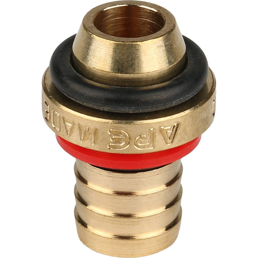 SFS-0012-001216 STOUT Тройник-переходник с внутренней резьбой 1/2"х16 для металлопластиковых труб винтовой