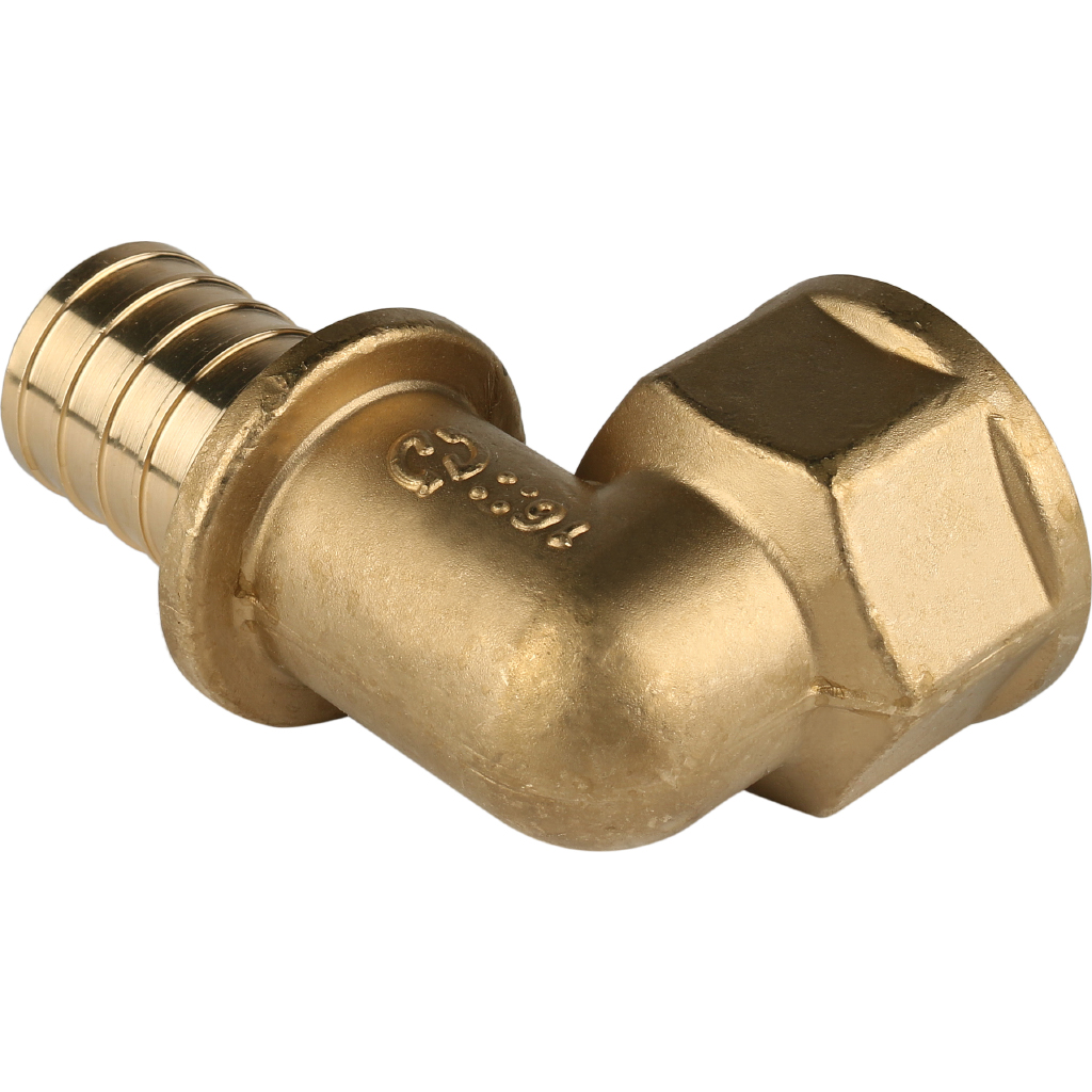 SFA-0006-003210 STOUT Угольник-переходник с внутренней резьбой 32xG 1" для труб из сшитого полиэтилена аксиальный