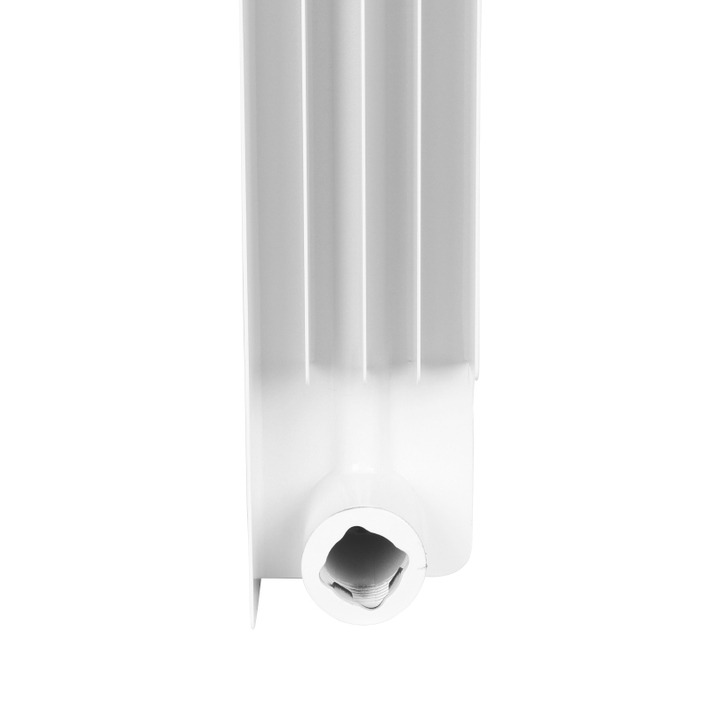 SRB-0110-050008 STOUT STYLE 500 8 секций радиатор биметаллический боковое подключение (белый RAL 9010)