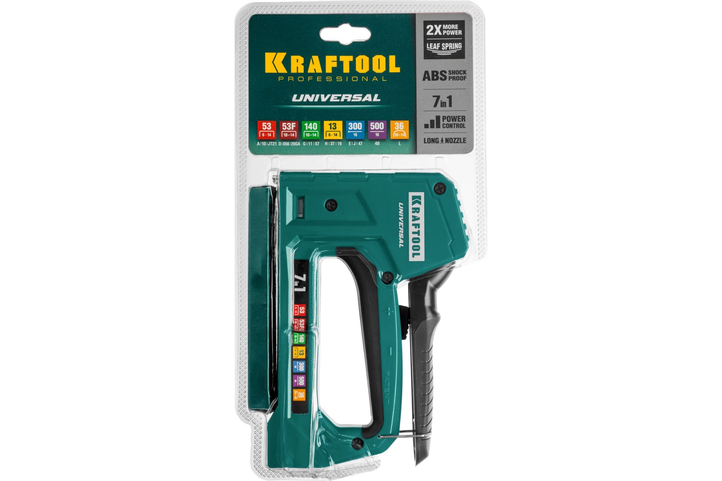 KRAFTOOL скобы 53, 53F, 140, 13, 36, 300, 500, степлер для скоб "Universal" (7-в-1) 31524