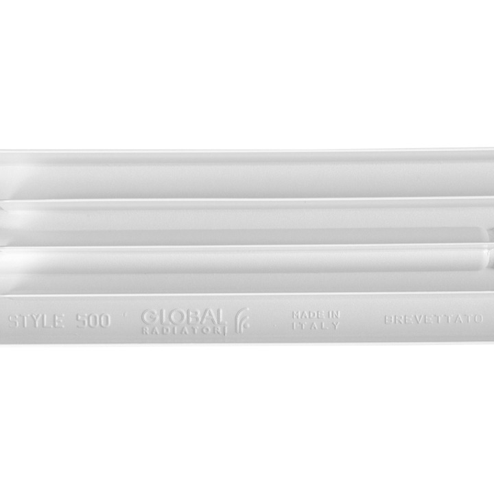 SRB-0110-035004 STOUT STYLE 350 4 секции радиатор биметаллический боковое подключение (белый RAL 9010)