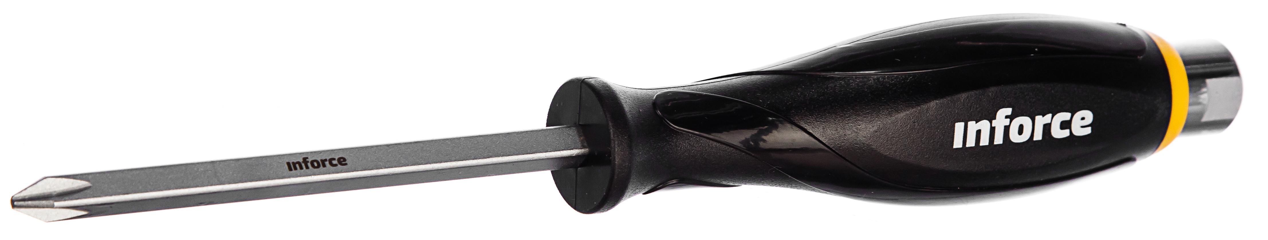 Inforce Отвертка ударная PH2х100мм 06-09-86