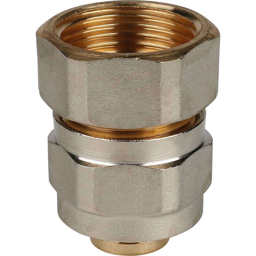 SFS-0002-003420 STOUT Переходник с внутренней резьбой 3/4"х20 для металлопластиковых труб винтовой