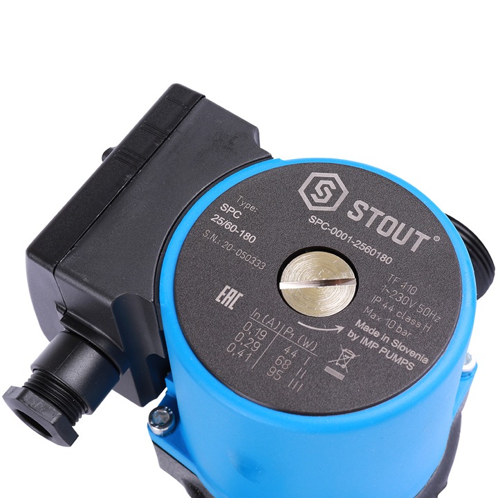 SPC-0001-2560180 STOUT Насос циркуляционный 25/60-180