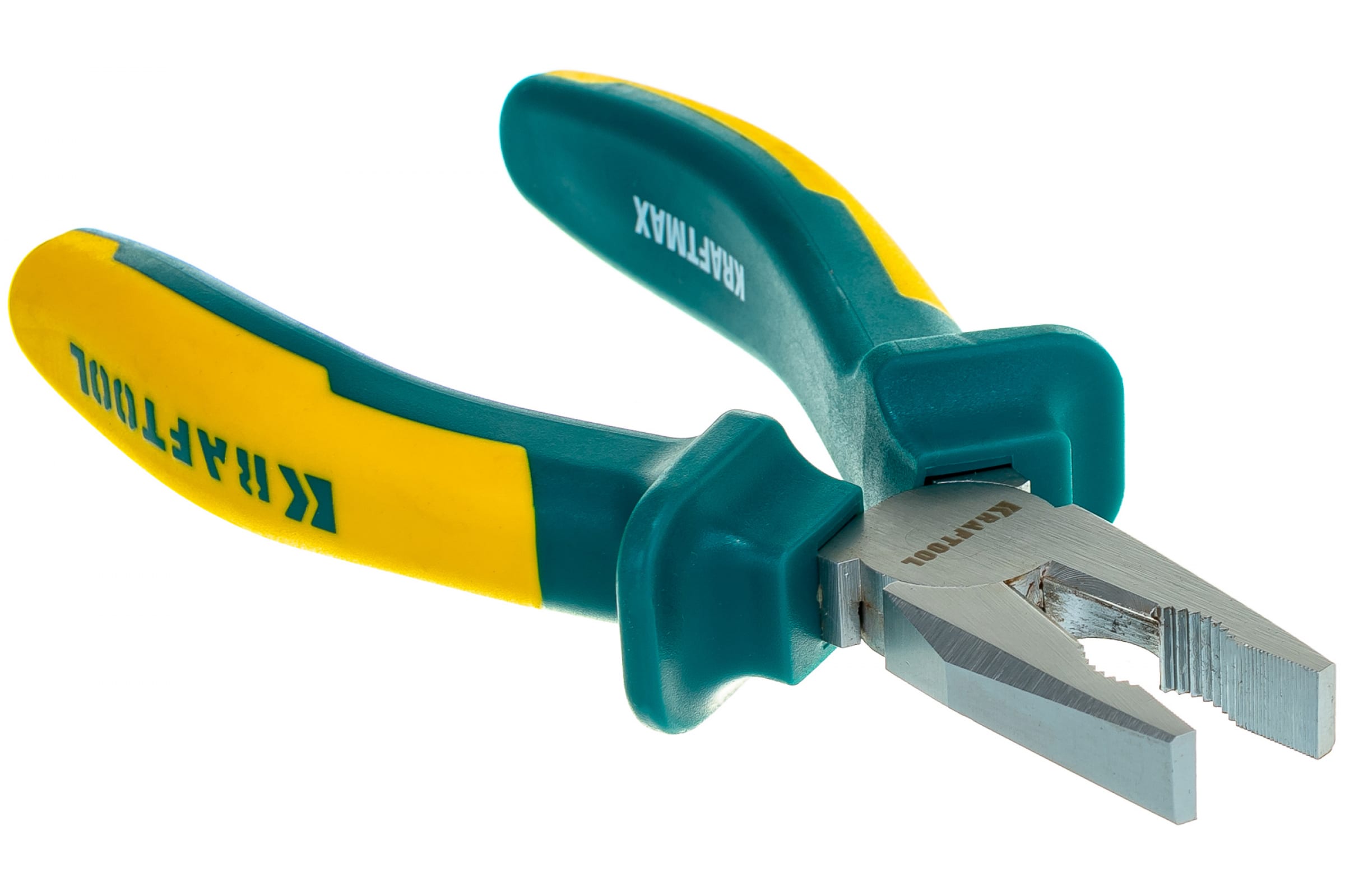 KRAFTOOL 160 мм, Cr-Mo, плоскогубцы комбинированные KRAFT-MAX 22011-1-16