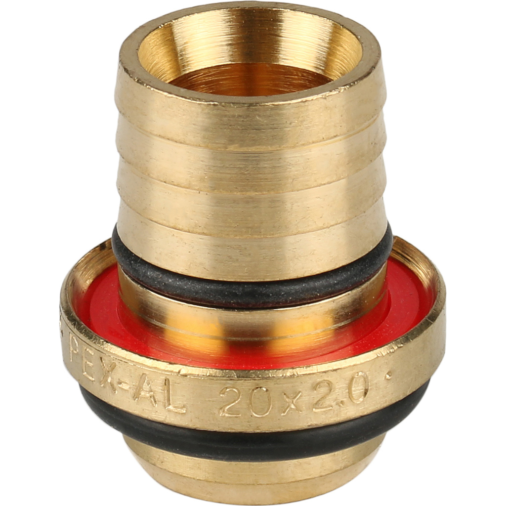 SFS-0012-003420 STOUT Тройник-переходник с внутренней резьбой 3/4"х20 для металлопластиковых труб винтовой
