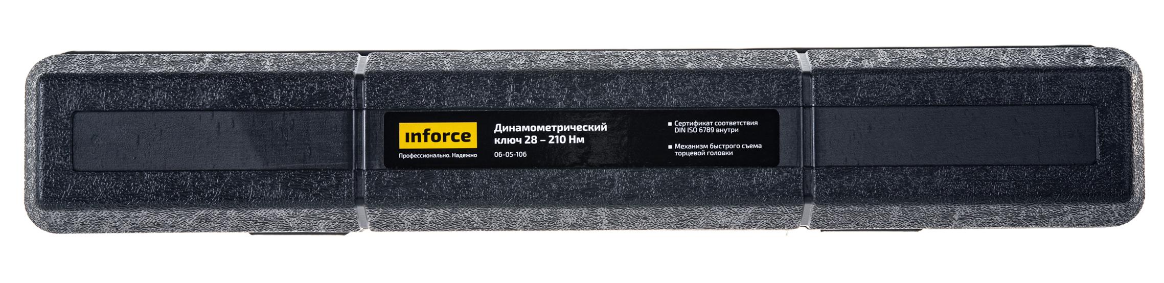 Inforce Динамометрический ключ 1/2" 28-210 Нм 06-05-106