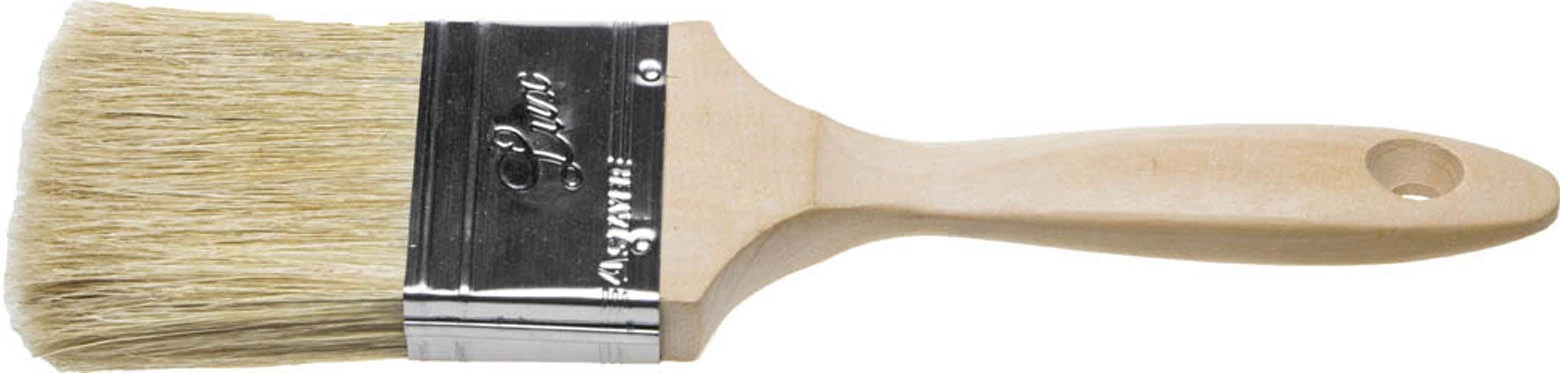 STAYER 75 мм, 3", щетина натуральная светлая, кисть плоская UNIVERSAL 01053-075