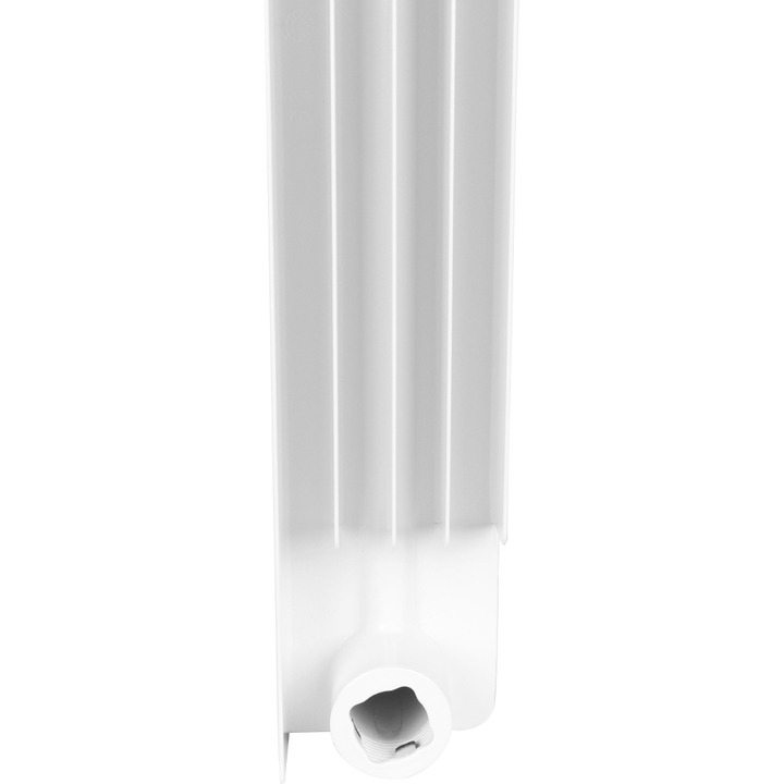 SRB-0110-050006 STOUT STYLE 500 6 секций радиатор биметаллический боковое подключение (белый RAL 9010)
