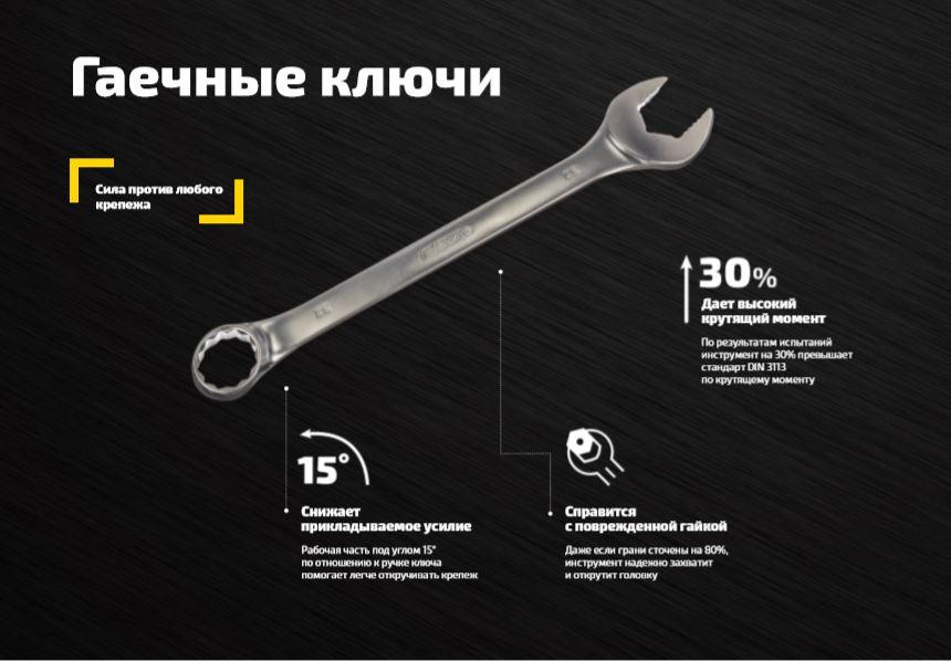 Inforce Комбинированный ключ 7 мм 06-05-09