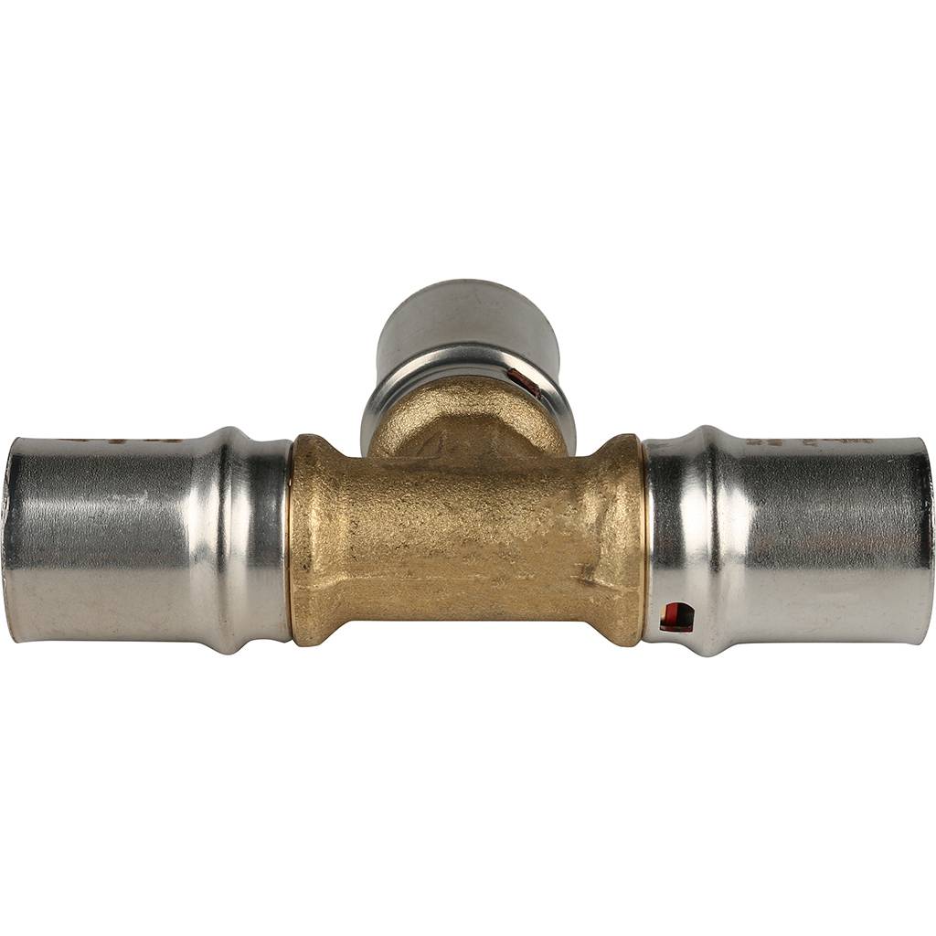 SFP-0006-202020 STOUT Тройник равнопроходный 20х20х20 для металлопластиковых труб прессовой