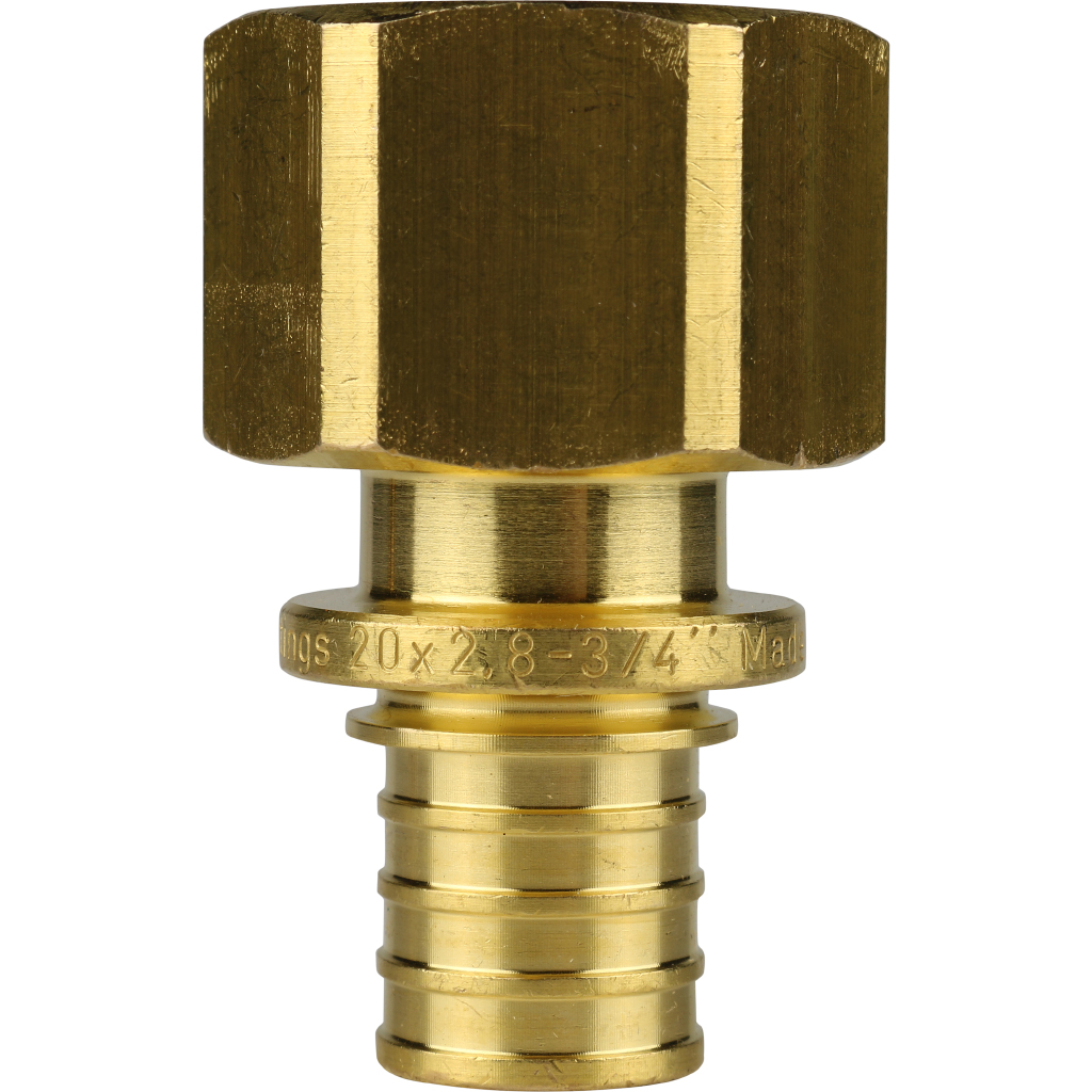 SFA-0002-002034 STOUT Переходник с внутренней резьбой 20xG 3/4" для труб из сшитого полиэтилена аксиальный