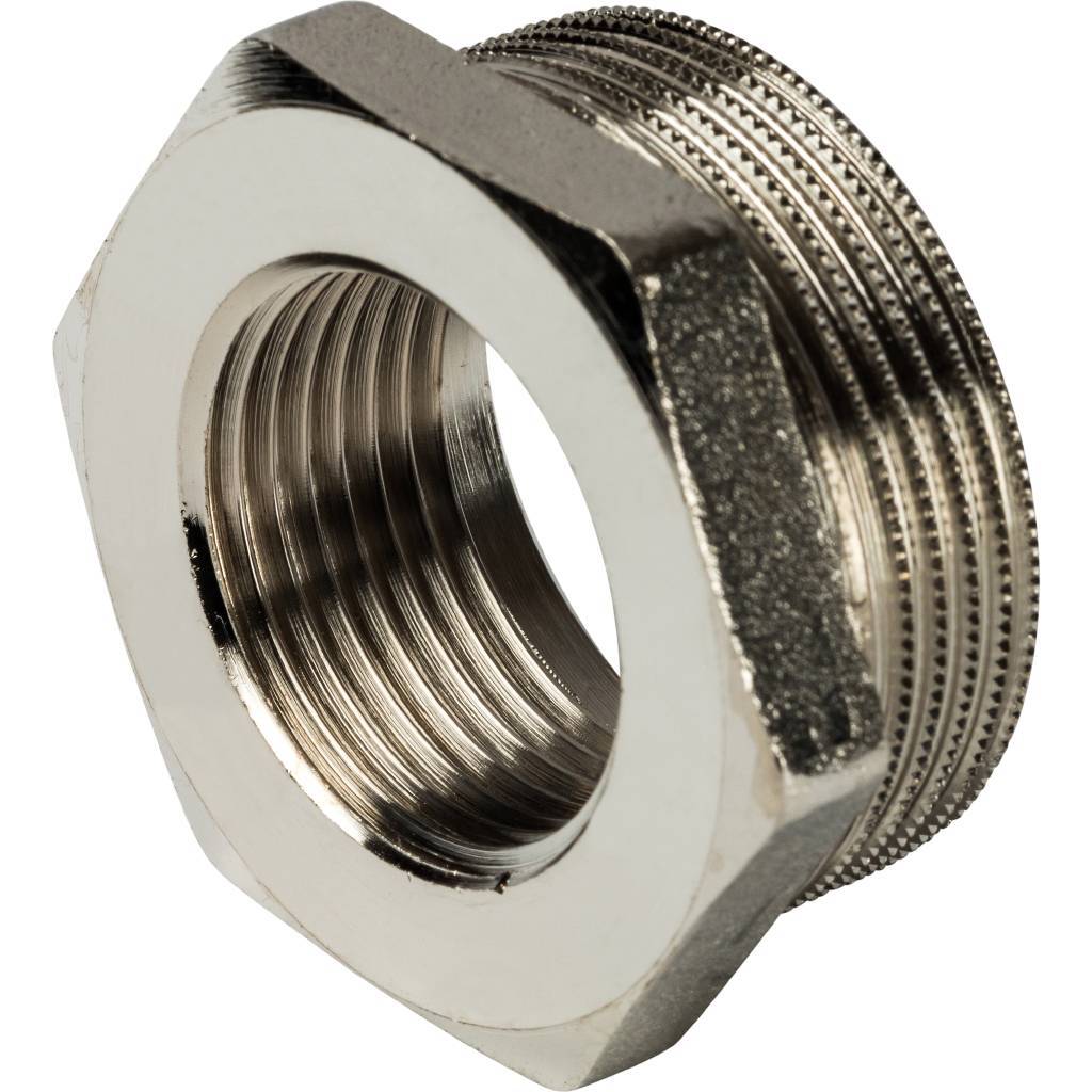 SFT-0029-001121 STOUT Футорка никелированная 1"1/2X1"
