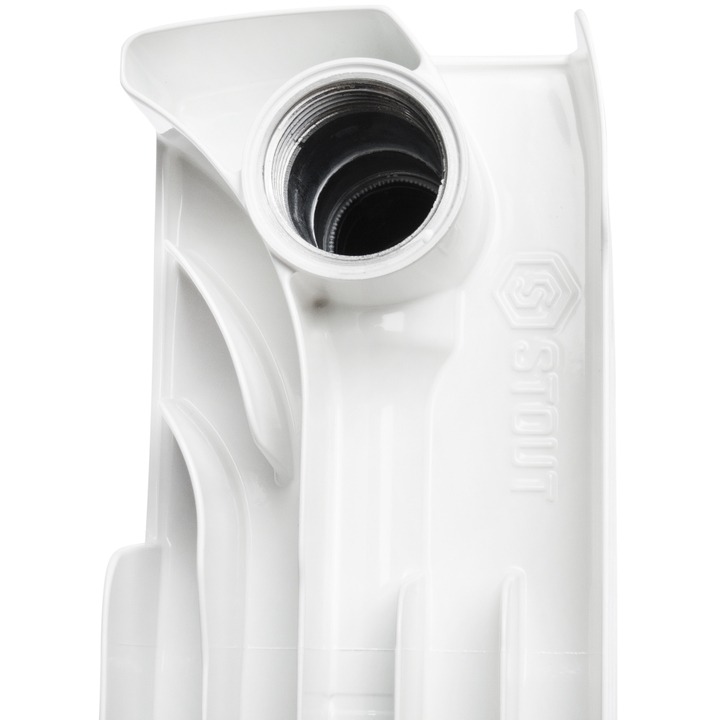 SRB-0310-035010 STOUT Space 350 10 секций радиатор биметаллический боковое подключение RAL9016