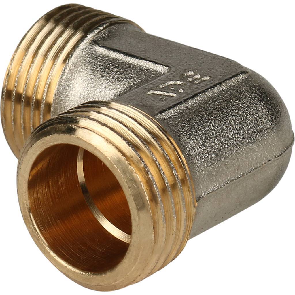 SFS-0006-001216 STOUT Угольник-переходник с наружной резьбой 1/2"х16 для металлопластиковых труб винтовой