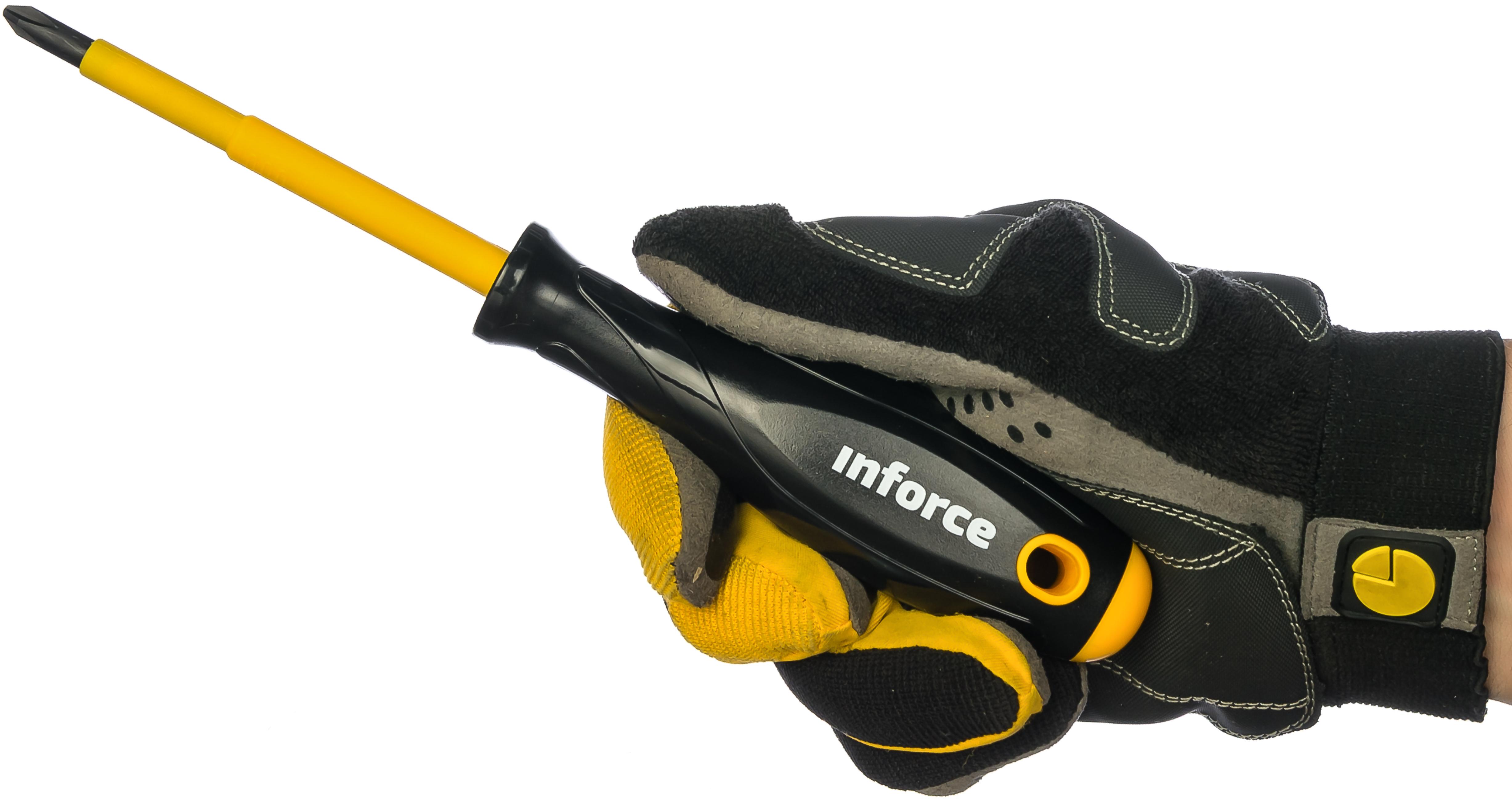 Inforce Отвертка диэлектрическая PH2х100мм 06-09-75