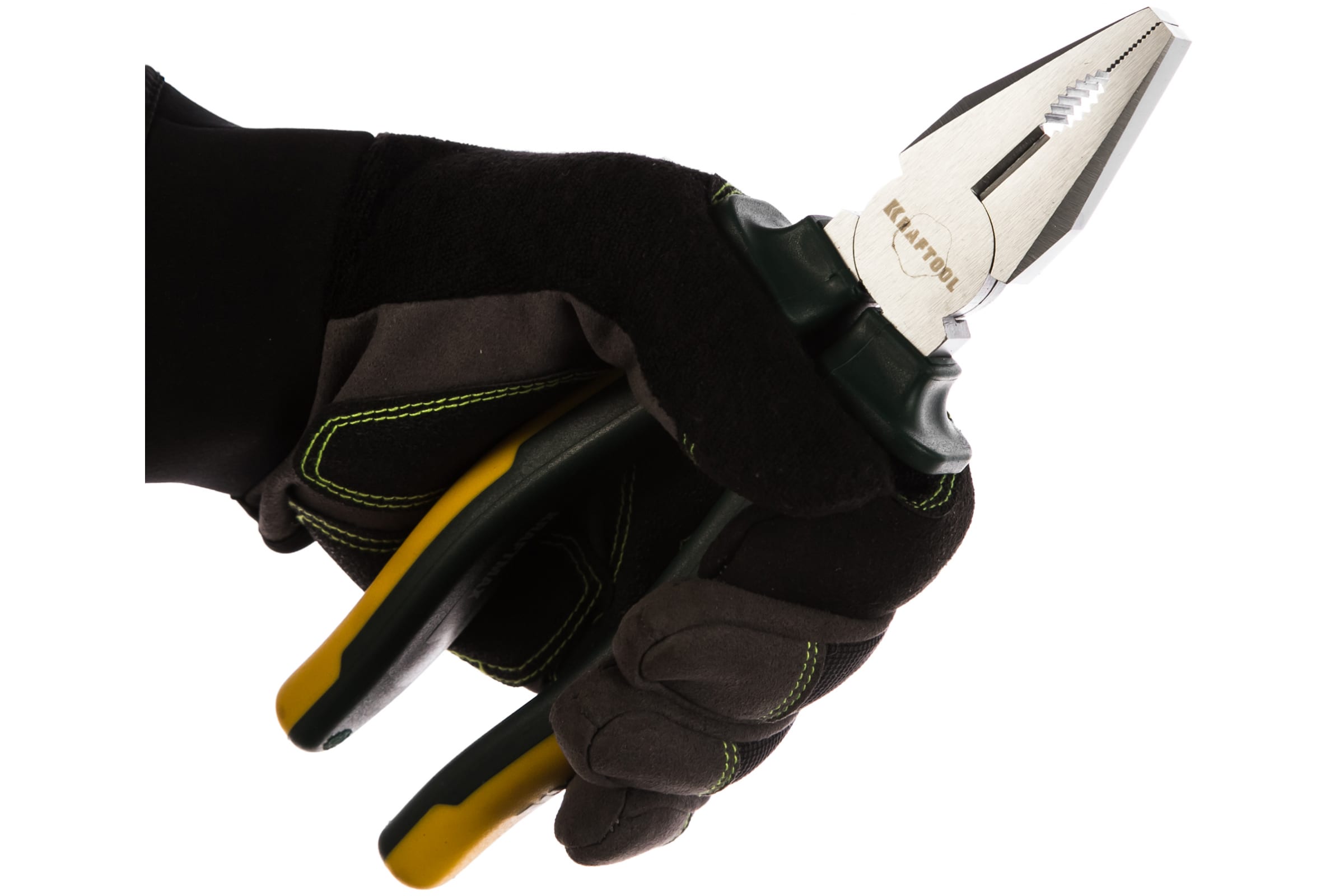 KRAFTOOL 200 мм, Cr-Mo, плоскогубцы комбинированные KRAFT-MAX 22011-1-20