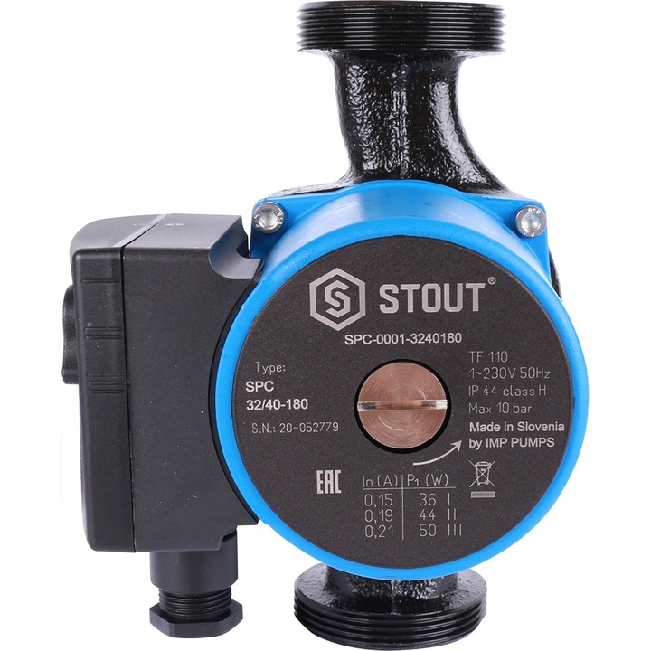 SPC-0001-3240180 STOUT Насос циркуляционный 32/40-180